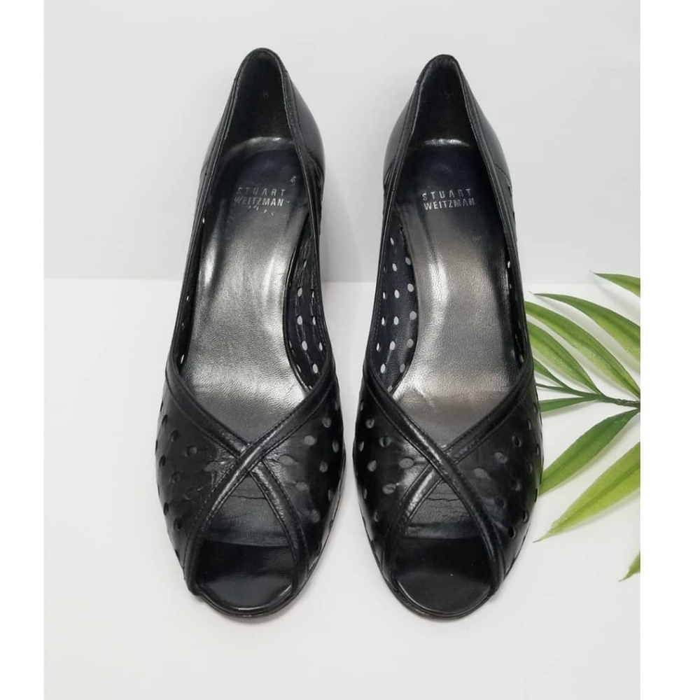 Stuart Weitzman Peep-Toe Heels - Picture 3 of 8